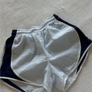 Women's Blue and White Shorts